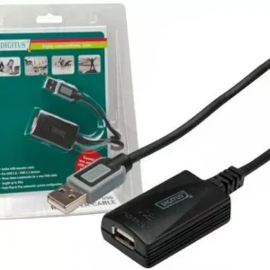 Repeater USB 2.0 USB A soclu - USB A mufa 5m DIGITUS DA-70130-4