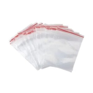 Set 100buc pungi cu fermoar zip 100x100mm polietilena transparent PLAST PL.TOR100X100