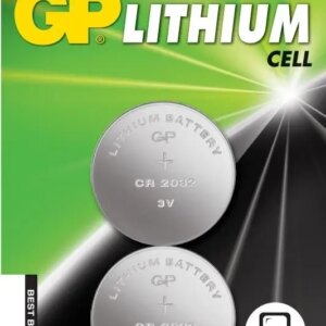 Set 2 baterii buton litiu 3V GP CR2032 2buc/blister GPCR2032-2CPU2