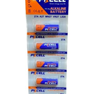 Set 5 baterii PKCELL 27A ultra alkaline 12V compatibil GP27A /L828 /MN27 /V27A 27A-5PC-PKCELL (616)