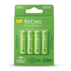 Set acumulatori R6 AA NiMh 2700mAh 4buc GP ReCkyo