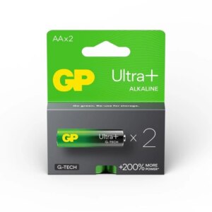 Set baterii alcaline UltraPlus GP AA R6 2buc GP15AUPETA21-2GSB2