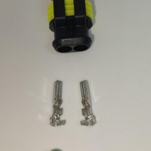 Set conector cablu Superseal 1.5 mama mufa 2 pin 2 pini inclusi + 2 garnituri incluse IP67 TE Connectivity 282080-1-SET-F