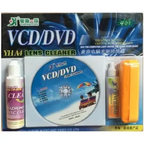 Set curatare DVD si CD cu solutie de curatat