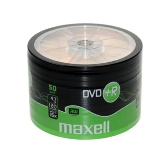 Set DVD+R 4.7GB 16x 50buc pe folie Maxell 275736.40.TE