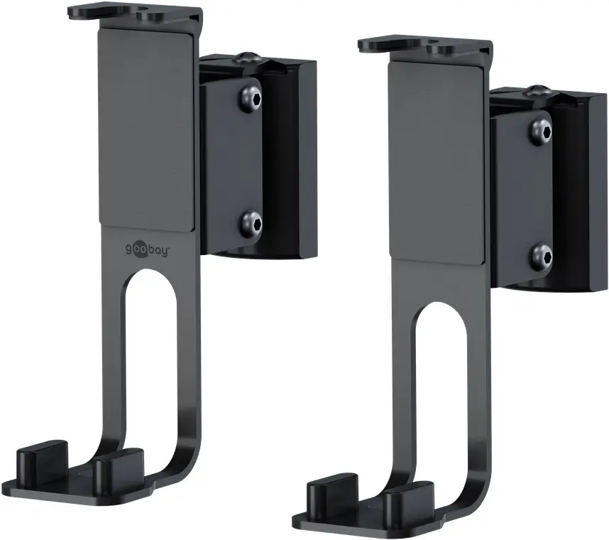 Set suport difuzor de perete Sonos One /Sonos One SL /Sonos Play:1 negru Goobay 70829