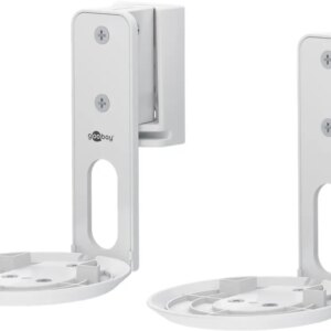 Set suporti de perete pentru difuzor alb Modern Era 1 Flex compatibil Sonos Era 100 71982 Goobay