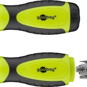 Set surubelnita cu clichet 12biti CrV 3x capete plane 4mm 5mm 6mm 4x Phillips PH0 PH1 PH2 PH3 3x Torx T15 T20 T25 2x hexagonale