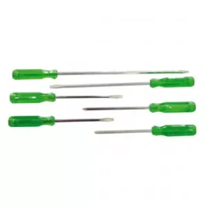 Set surubelnite cu tija patrata - 6 Piese plate 3.5x75 5x100 5x150 6x200 mm cruce PH1x75 PH2x100 mm MEGA