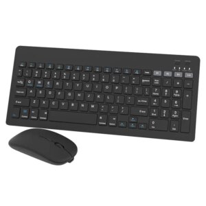 Set Wireless OMEGA OKM2658B tastatura ultra-subtire si mouse ultra-usor elegant negru