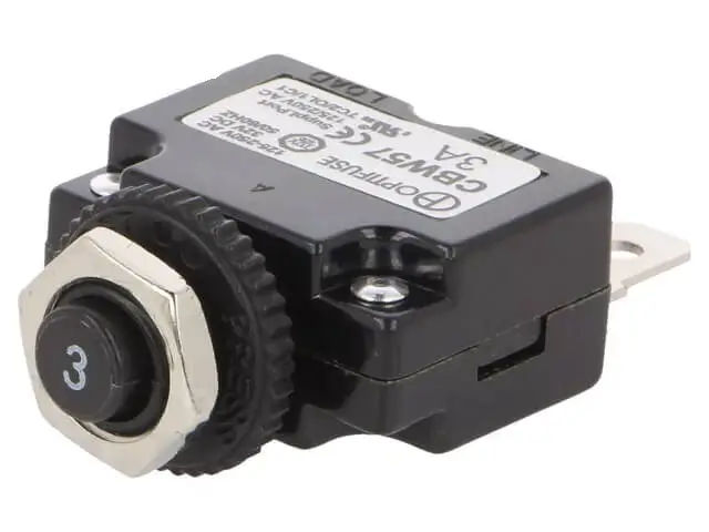 Siguranta termica 3A OPTIFUSE CBW57-PS-3A-1X Imax. 1kA 32VDC/50VDC/125V/250V
