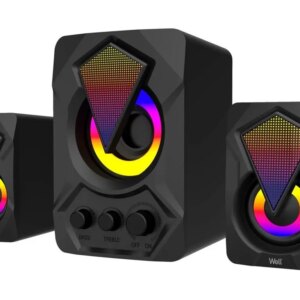 Sistem de boxe Well 2.1 RV03 USB 33W lumina RGB SPKR-MM2.1-RV03-WL