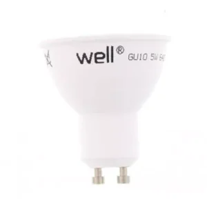 Spot cu led MR16 GU10 5W 230V lumina rece Well