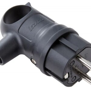 Stecher schuko cauciuc cu maner 16A 3500W IP44 Lezard 106-0400-0109