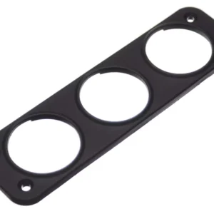 Suport aplicat pentru 3x prize auto surub negru SCI A13-216DTP