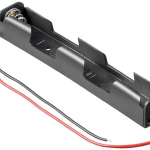 Suport baterii 2x AA R6 cu Capete de cablu libere 11983 Goobay