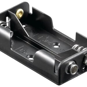 Suport baterii 2x AA R6 cu Conector Tip 9V 46904 Goobay