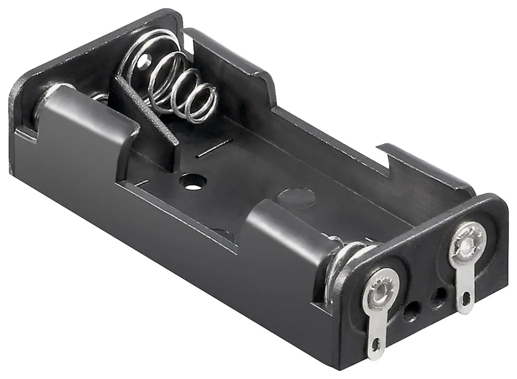 Suport baterii 2x AAA R3 cu Capete de lipire Goobay 11988