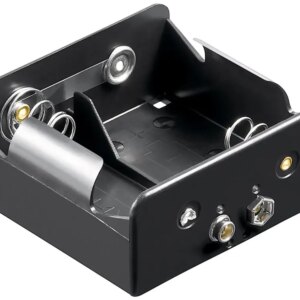 Suport baterii 2x D R20 cu Mufa Tip 9V 11452 Goobay