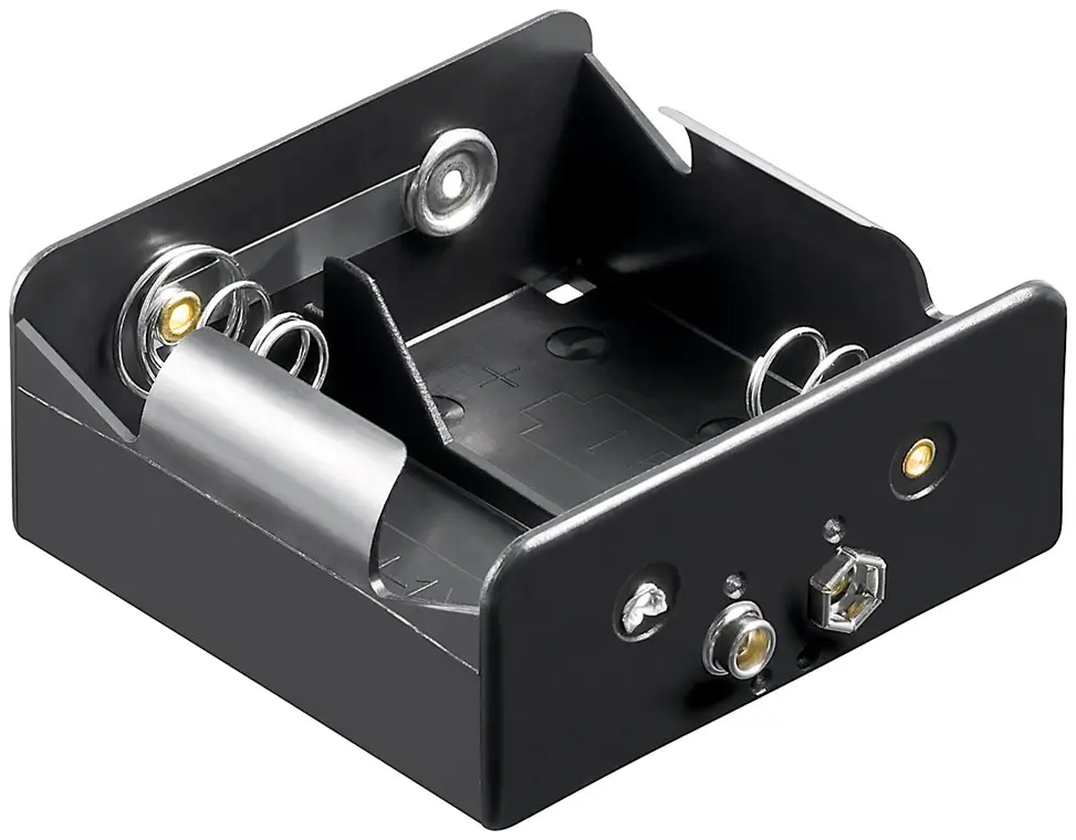 Suport baterii 2x D R20 cu Mufa Tip 9V 11452 Goobay