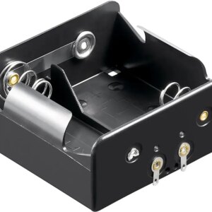 Suport baterii 2x D R20 cu Terminal de lipire Goobay 11033