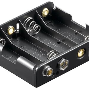 Suport baterii 4x AA R6 cu mufa de Tip 9V 11448 Goobay