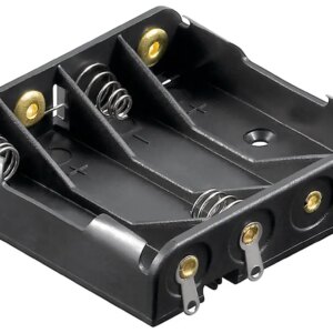 Suport baterii 4x AAA R3 cu Capete de lipire Goobay 11989