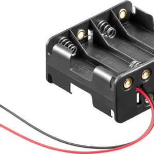 Suport baterii 8x AA 58x63x28.7 mm cu fire terminale 15cm Goobay 81218