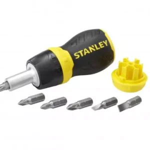 Surubelnita magnetica MultiBit cu clichet si 6 varfuri 0-66-358 Stanley