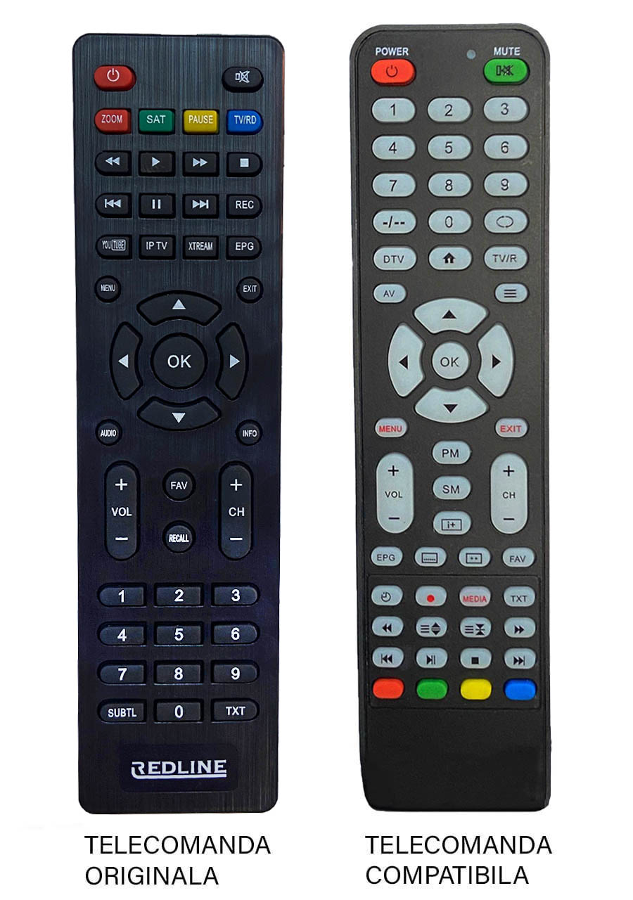 Telecomanda inlocuitoare compatibila pentru reciever Redline (486)