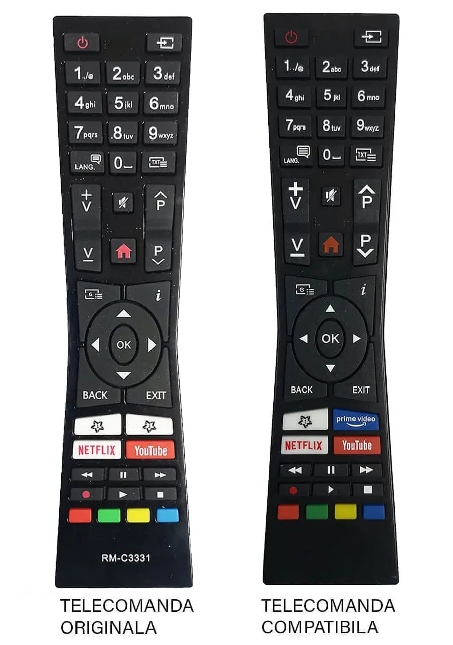 Telecomanda inlocuitoare compatibila TV JVC RM-C3331 ER 1695-N MFY 1685 (358)