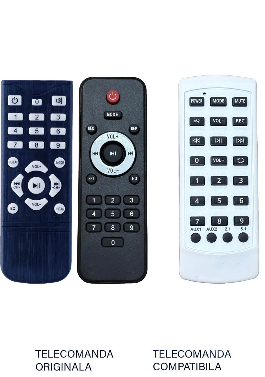 Telecomanda inlocuitoare pentru boxa portabila JRH DP-284 compatibil cu originalul (655)