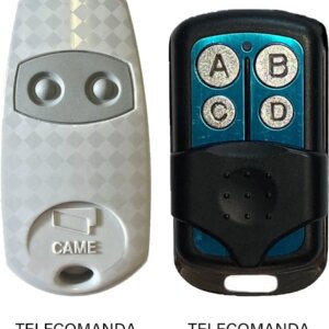 Telecomanda inlocuitoare poarta garaj 2 butoane cod fix frecventa 433.92MHz Came Top 432EE compatibila cu originalul (804)