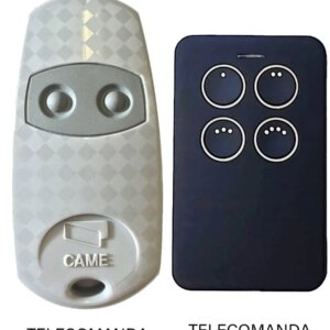 Telecomanda inlocuitoare poarta garaj 2 butoane cod fix frecventa 862.35MHz Came Top 862EE compatibila cu originalul (807)