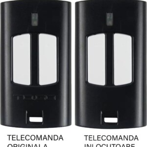 Telecomanda inlocuitoare poarta garaj 2 butoane cod saritor frecventa 433.92MHz Beninca TO.GO2WV compatibila cu originalul (801)