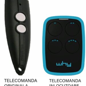 Telecomanda inlocuitoare poarta garaj cod saritor 433.92MHz Stagnoli Venus Av223 compatibila cu originalul (592)