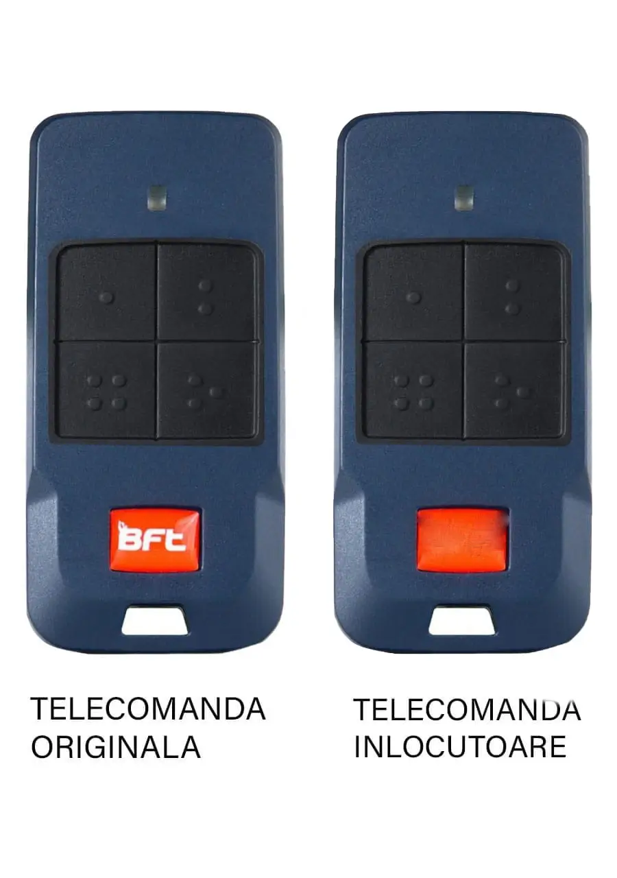 Telecomanda inlocuitoare poarta garaj compatibila BFT Mitto Cool 4C 4 butoane cod saritor 433.92Mhz (803-1-NEW)