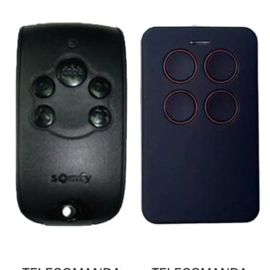 Telecomanda inlocuitoare poarta garaj de 2 si 4 canale cod fix 433.92MHz Somfy Keytis 4 NS RTS compatibila cu originalul (848)