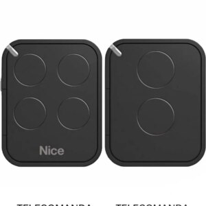 Telecomanda inlocuitoare poarta garaj de doua canale cod saritor 433.92MHz Nice Flo 2 R-E compatibila cu originalul (466)