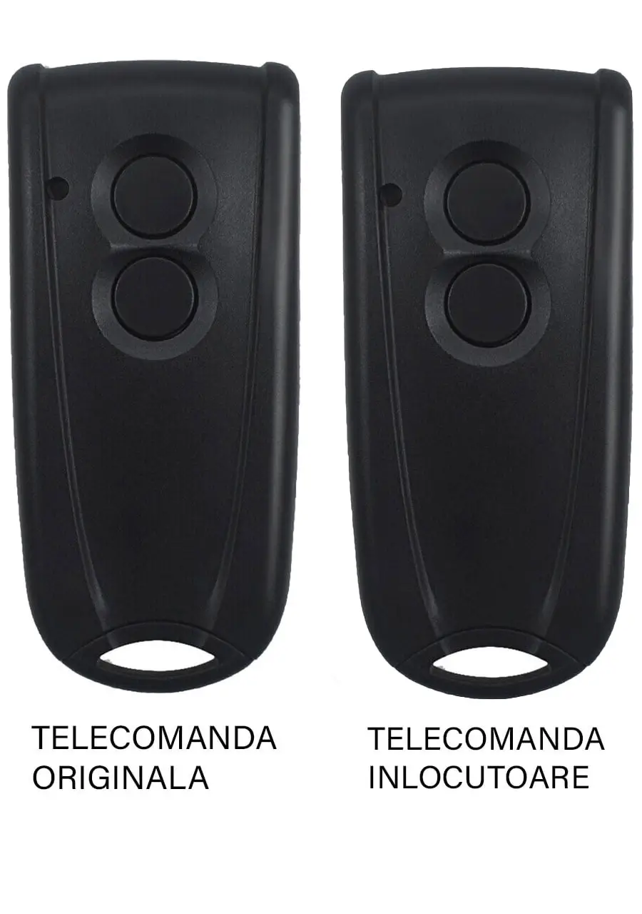 Telecomanda inlocuitoare poarta garaj EcoStar Rsc2 2 butoane cod saritor/ 433.92Mhz inlocuitoare al telecomenzii originale (812)