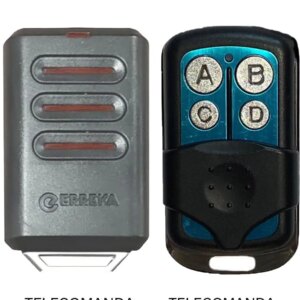 Telecomanda inlocuitoare poarta garaj Erreka Kuma KM03 pe patru canale/ cod fix/ 433.92MHz