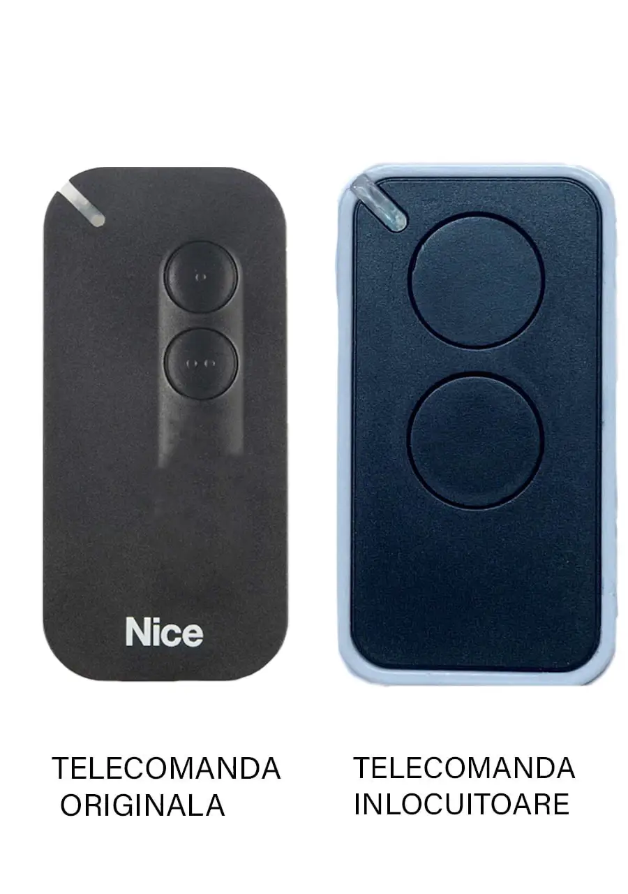 Telecomanda inlocuitoare poarta garaj Nice MyGo de doua si patru canale/ cod saritor/ 433.92MHz (340)