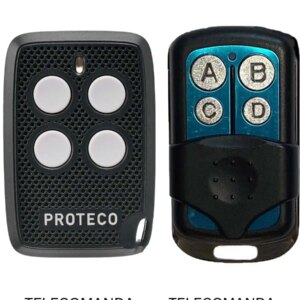 Telecomanda inlocuitoare poarta garaj Proteco ANGIE 4 de doua si patru canale/ cod fix/ 433.92MHz (843)