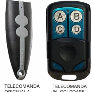 Telecomanda inlocuitoare poarta garaj Stagnoli Venus AV222 2 butoane/ cod fix/ 433.92Mhz (591)