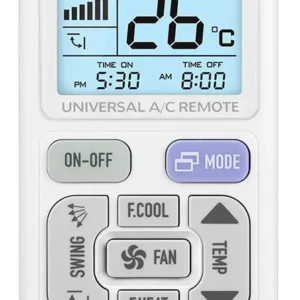 Telecomanda universala pentru aparate de aer conditionat Well Homy cu panou solar