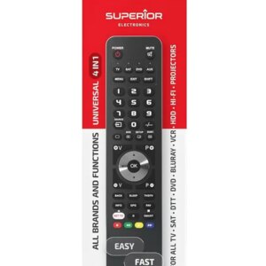 Telecomanda UNIVERSALA programabila Superior Freedom 4 in 1 SUPTUB003 + cablu USB type C pentru incarcare (589)