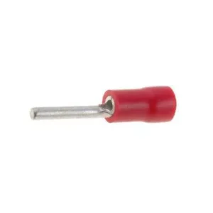 Terminal papuc cu pin din sarma 1.9mm 0.5/1.5mm2 crimpat izolata rosu NINIGI ST-070/R