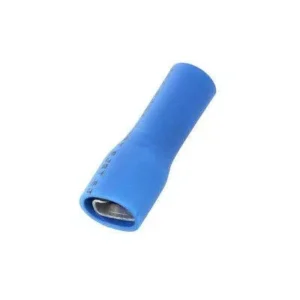 Terminal papuc plat 4.8mm 0.8mm mama 1/2.5 mm2 crimpat pe cablu albastru JST LVDDF2-187A-8