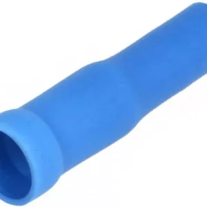 Terminal papuc rotund mama 4mm 1/2.5 mm2 crimpat pe cablu albastru JST CVDAGF2-5