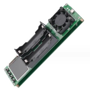 Tester 2x 18650 LCD alimentare la USB type C KBAF0002-005 TESTER-2X18650-C